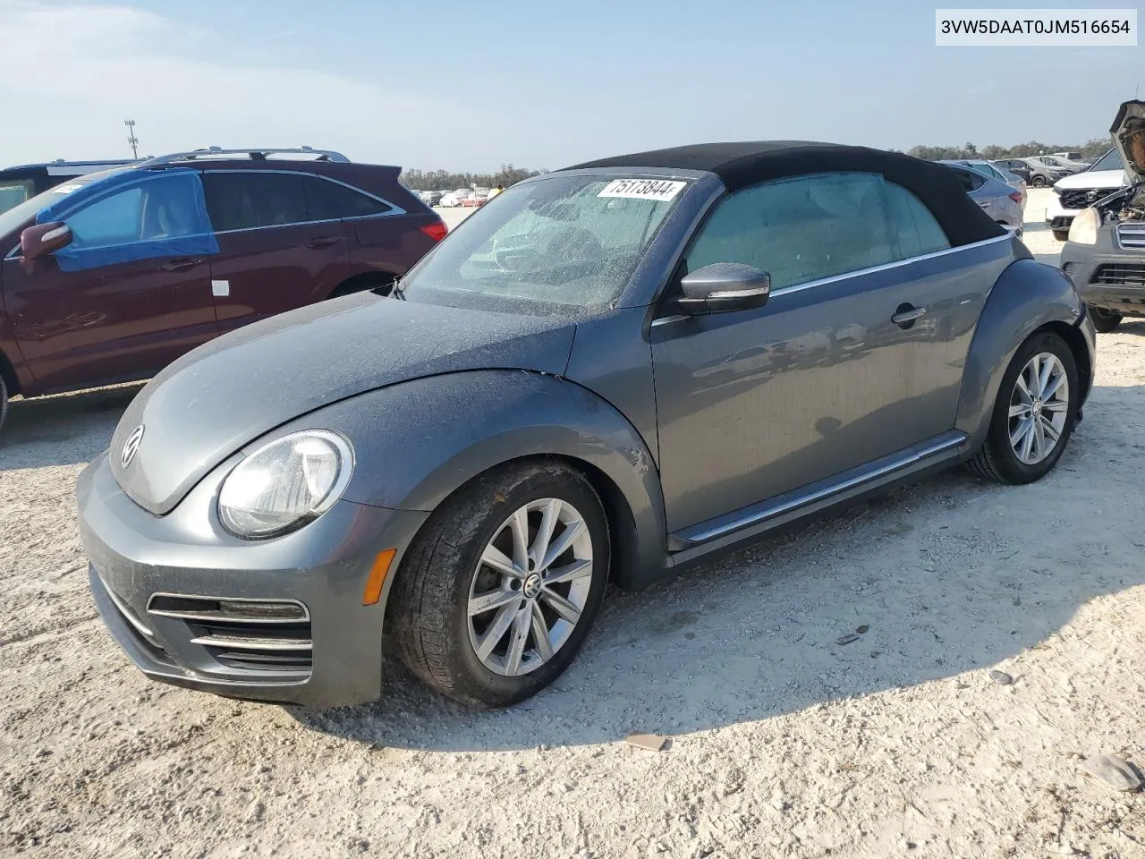 2018 Volkswagen Beetle S VIN: 3VW5DAAT0JM516654 Lot: 75173844