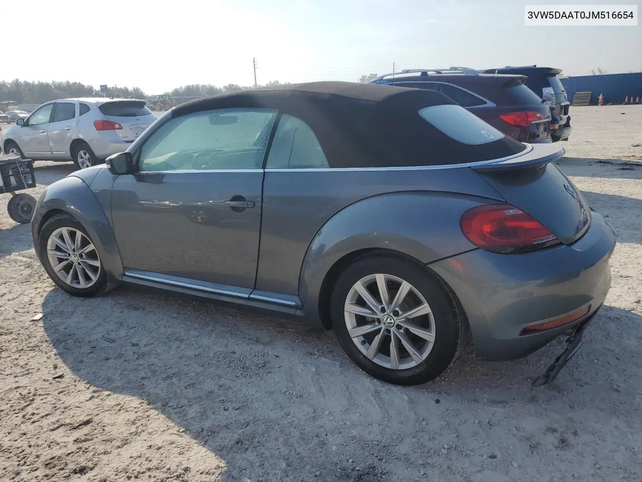 2018 Volkswagen Beetle S VIN: 3VW5DAAT0JM516654 Lot: 75173844