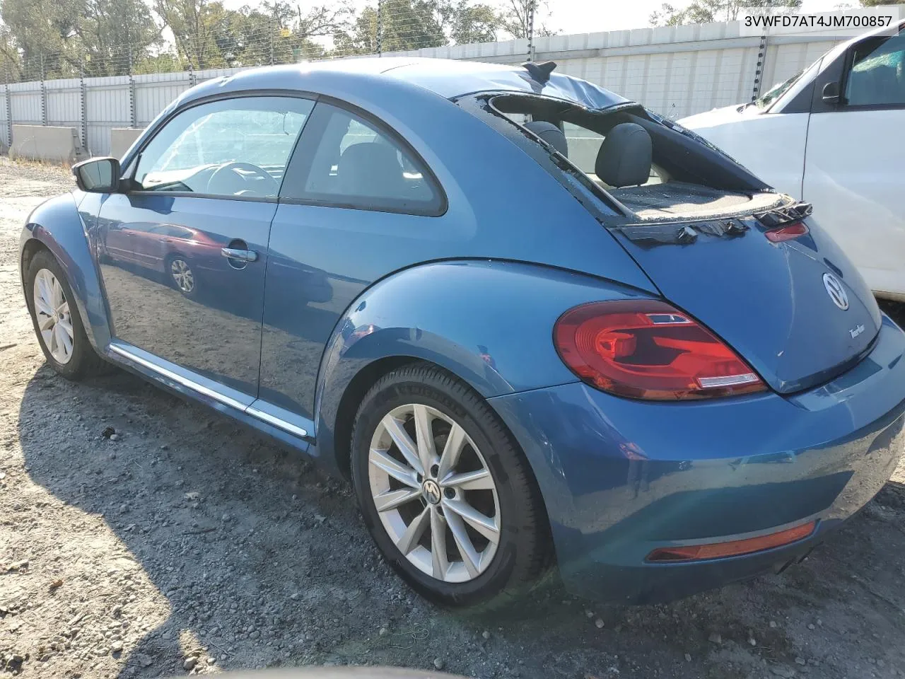 2018 Volkswagen Beetle S VIN: 3VWFD7AT4JM700857 Lot: 76125604