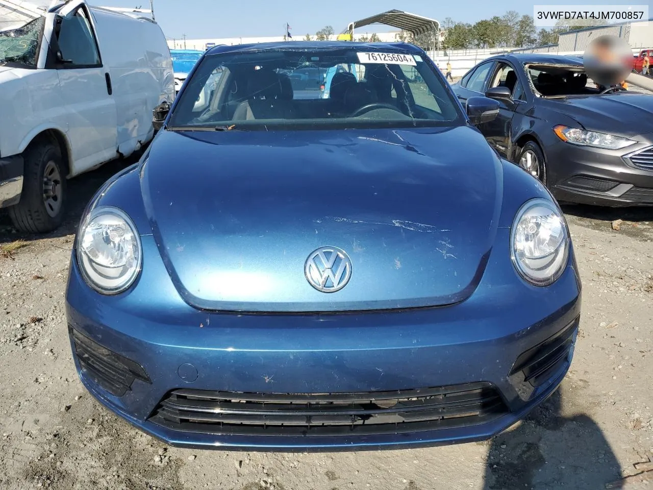 2018 Volkswagen Beetle S VIN: 3VWFD7AT4JM700857 Lot: 76125604