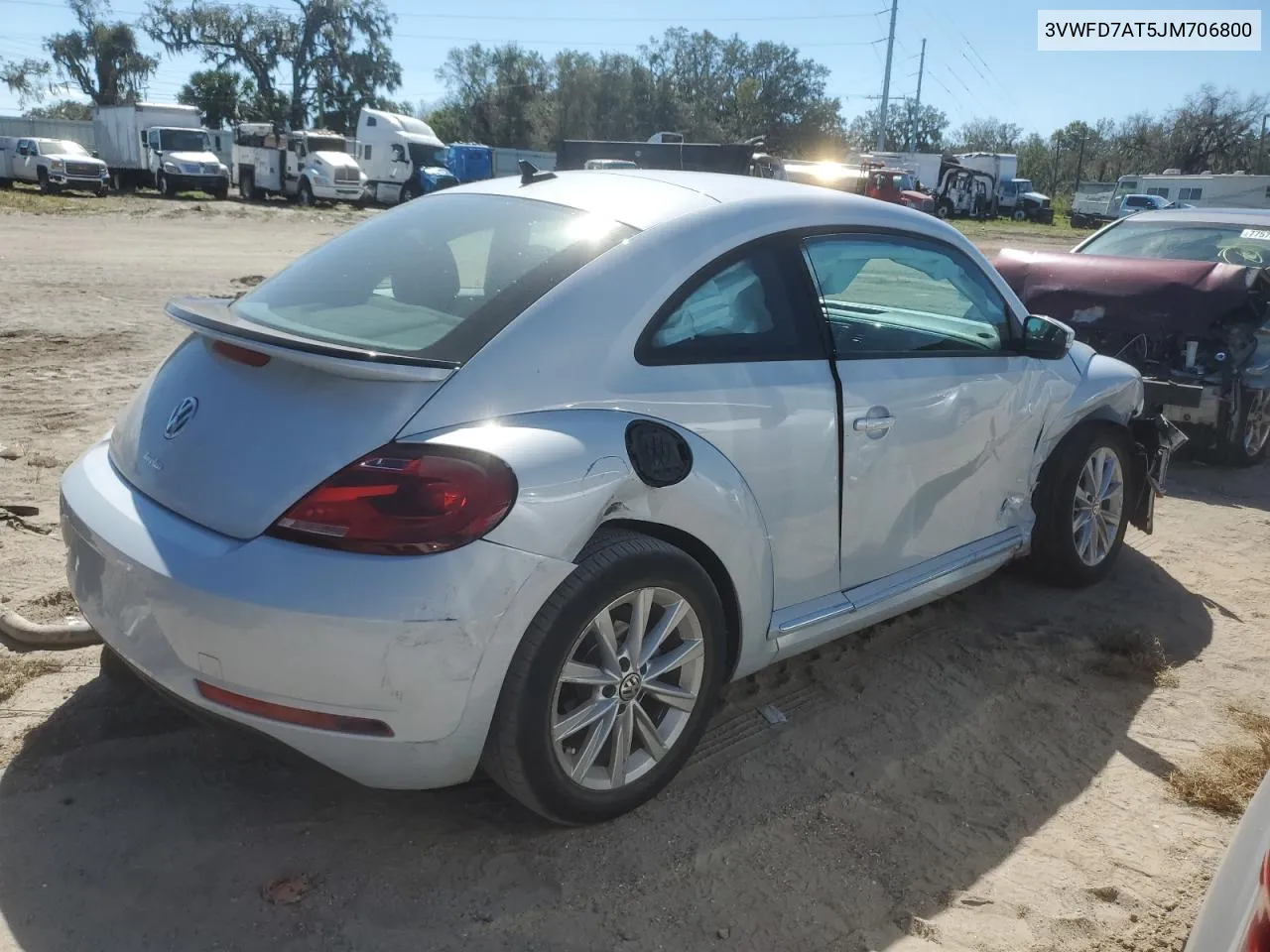 2018 Volkswagen Beetle S VIN: 3VWFD7AT5JM706800 Lot: 77032384