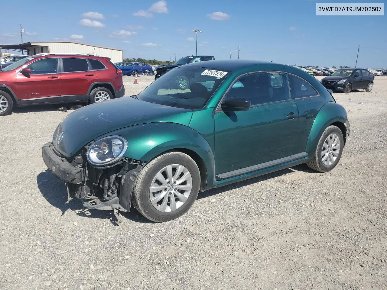 2018 Volkswagen Beetle S VIN: 3VWFD7AT9JM702507 Lot: 77207394