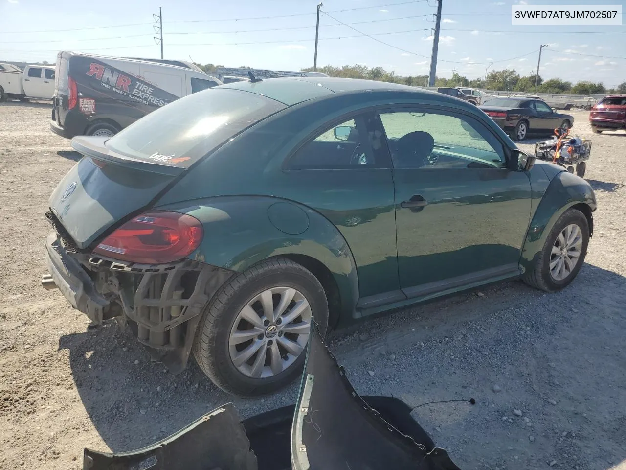 2018 Volkswagen Beetle S VIN: 3VWFD7AT9JM702507 Lot: 77207394