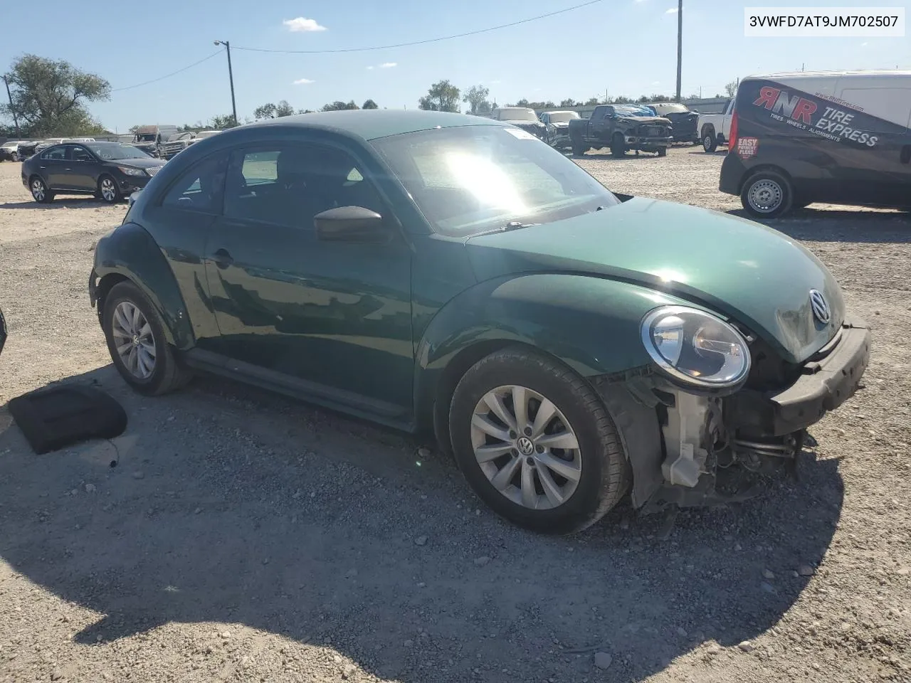 2018 Volkswagen Beetle S VIN: 3VWFD7AT9JM702507 Lot: 77207394