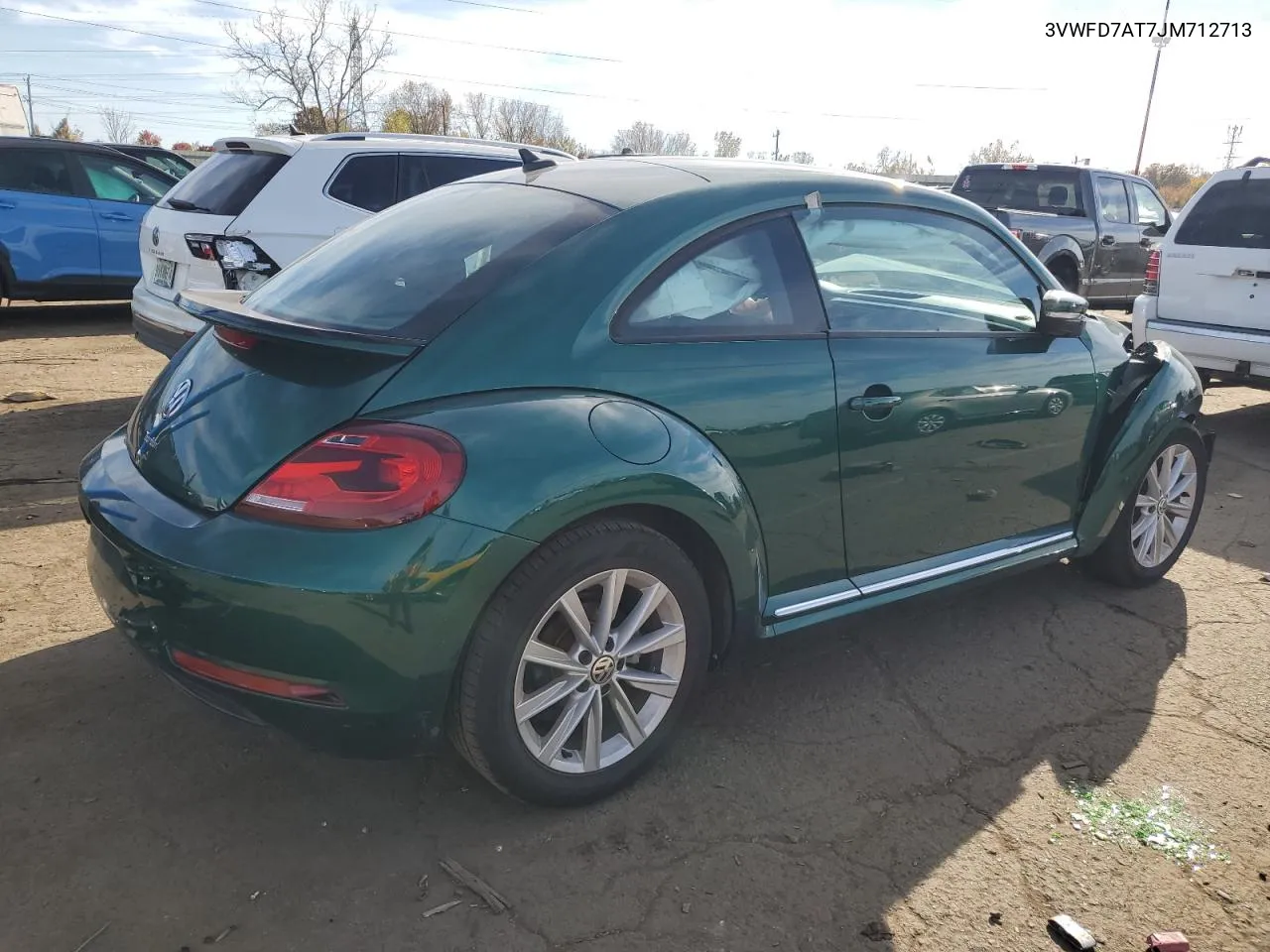 2018 Volkswagen Beetle S VIN: 3VWFD7AT7JM712713 Lot: 77402094