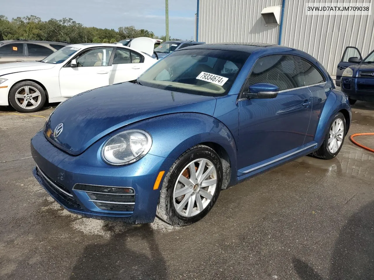 2018 Volkswagen Beetle Se VIN: 3VWJD7ATXJM709038 Lot: 79334674