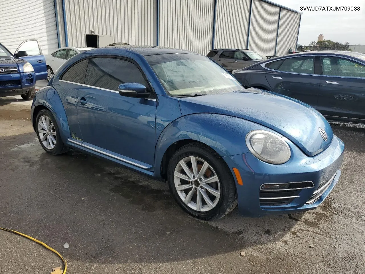 2018 Volkswagen Beetle Se VIN: 3VWJD7ATXJM709038 Lot: 79334674