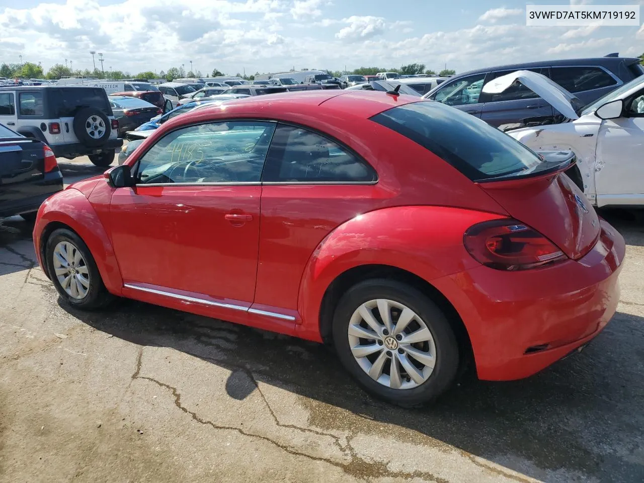 2019 Volkswagen Beetle S VIN: 3VWFD7AT5KM719192 Lot: 52237024