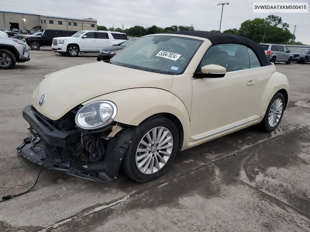 3VW5DAATXKM500415 2019 Volkswagen Beetle S