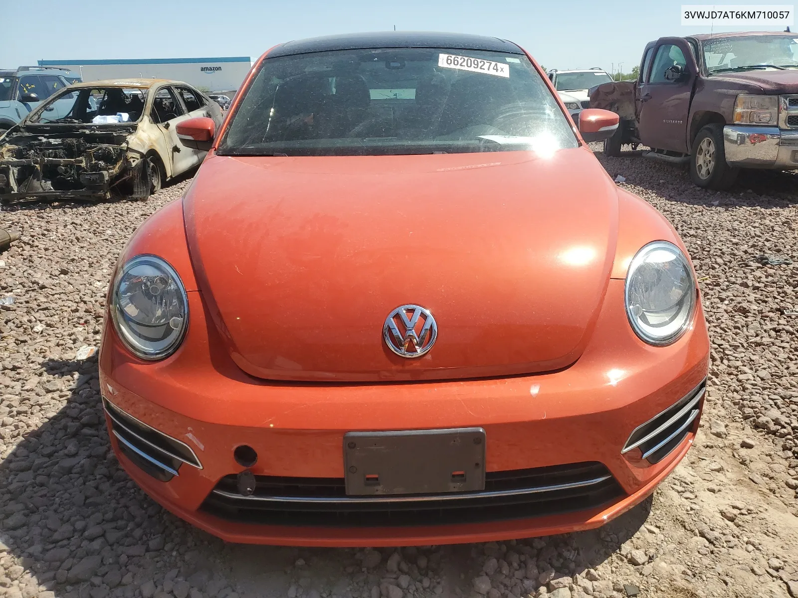 2019 Volkswagen Beetle Se VIN: 3VWJD7AT6KM710057 Lot: 66209274