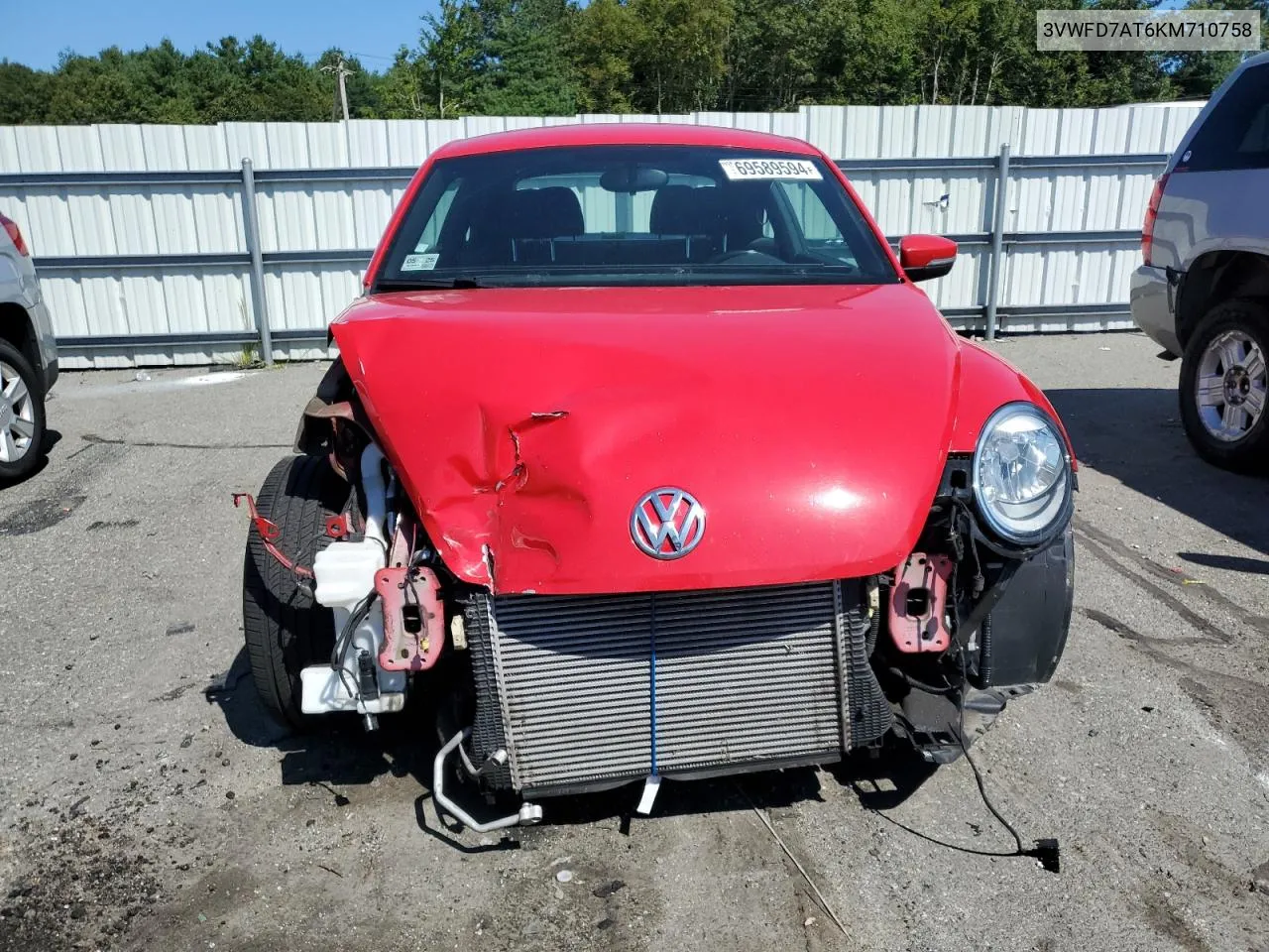 3VWFD7AT6KM710758 2019 Volkswagen Beetle S