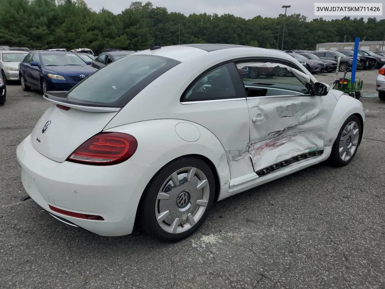 2019 Volkswagen Beetle Se VIN: 3VWJD7AT5KM711426 Lot: 72037094