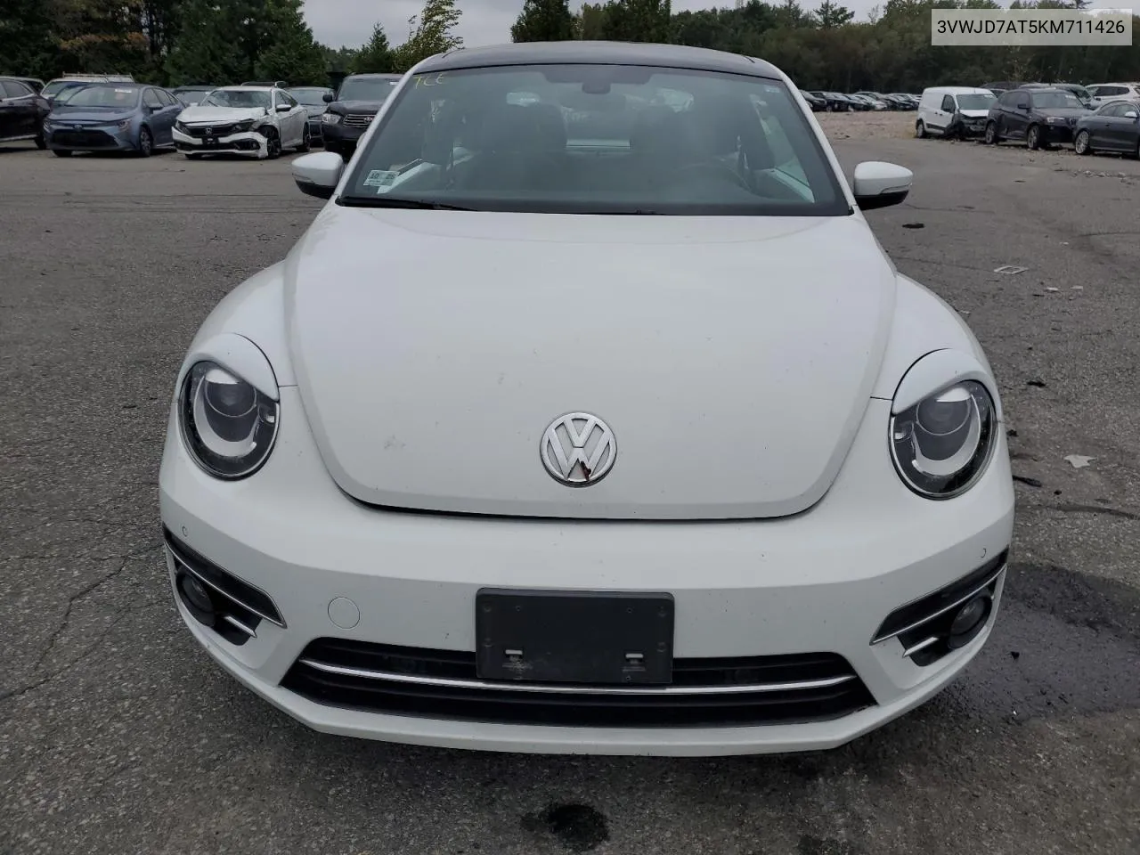 2019 Volkswagen Beetle Se VIN: 3VWJD7AT5KM711426 Lot: 72037094