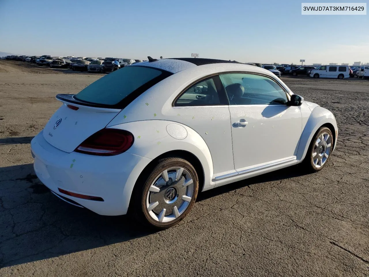 3VWJD7AT3KM716429 2019 Volkswagen Beetle Se