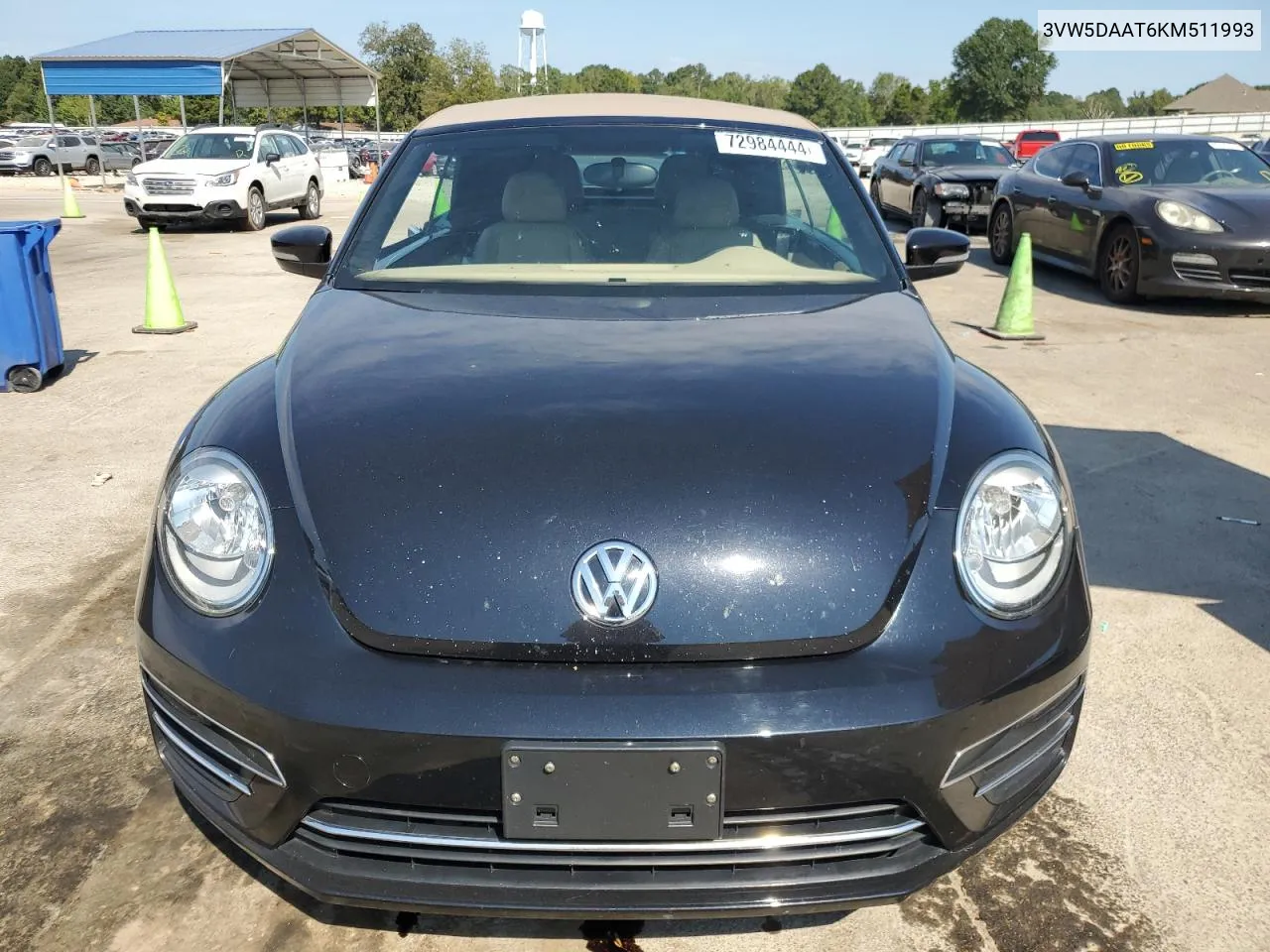 2019 Volkswagen Beetle S VIN: 3VW5DAAT6KM511993 Lot: 72984444