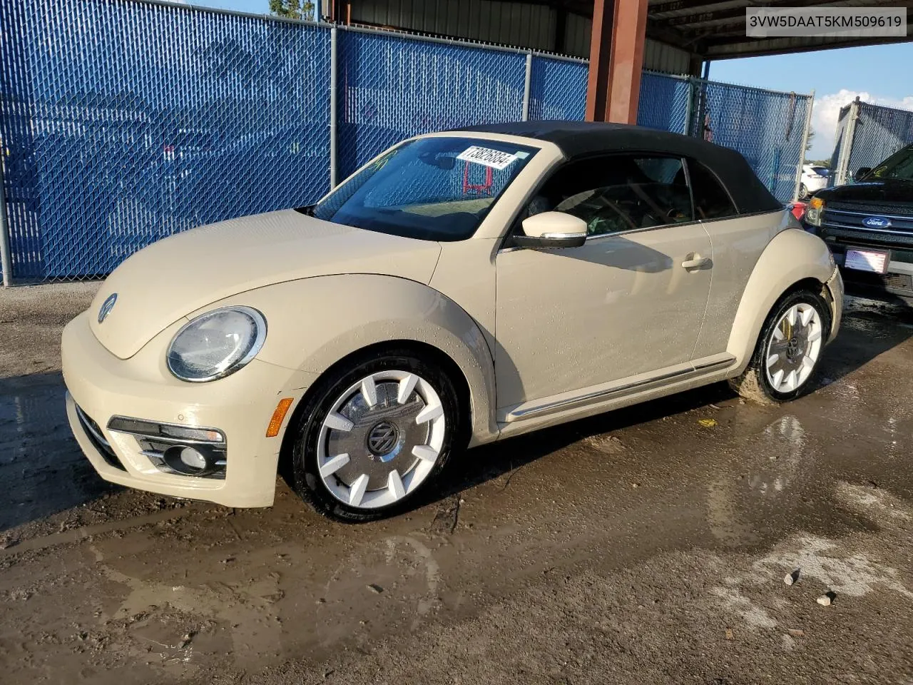 2019 Volkswagen Beetle S VIN: 3VW5DAAT5KM509619 Lot: 73826884