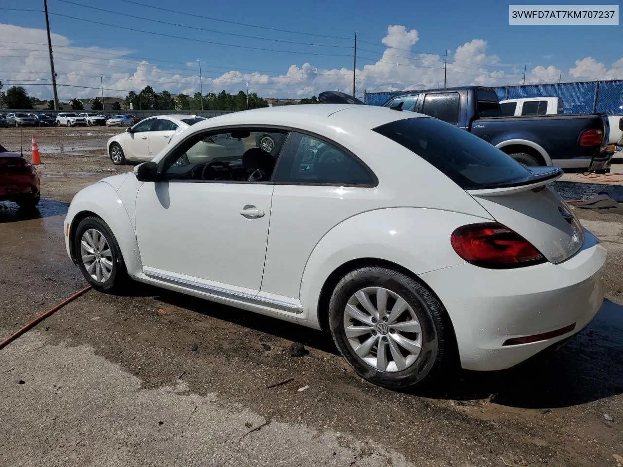 2019 Volkswagen Beetle S VIN: 3VWFD7AT7KM707237 Lot: 73849404