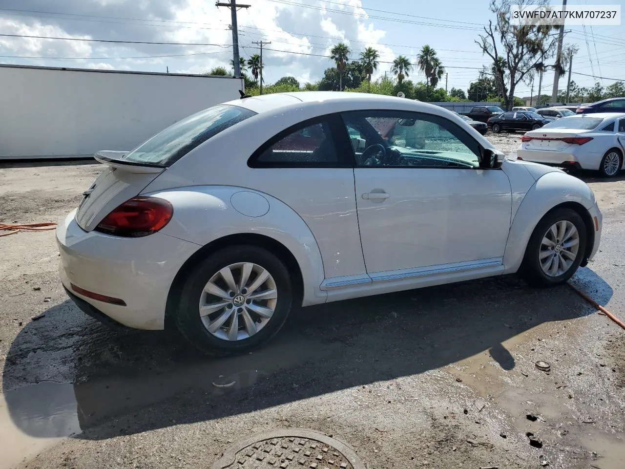 2019 Volkswagen Beetle S VIN: 3VWFD7AT7KM707237 Lot: 73849404