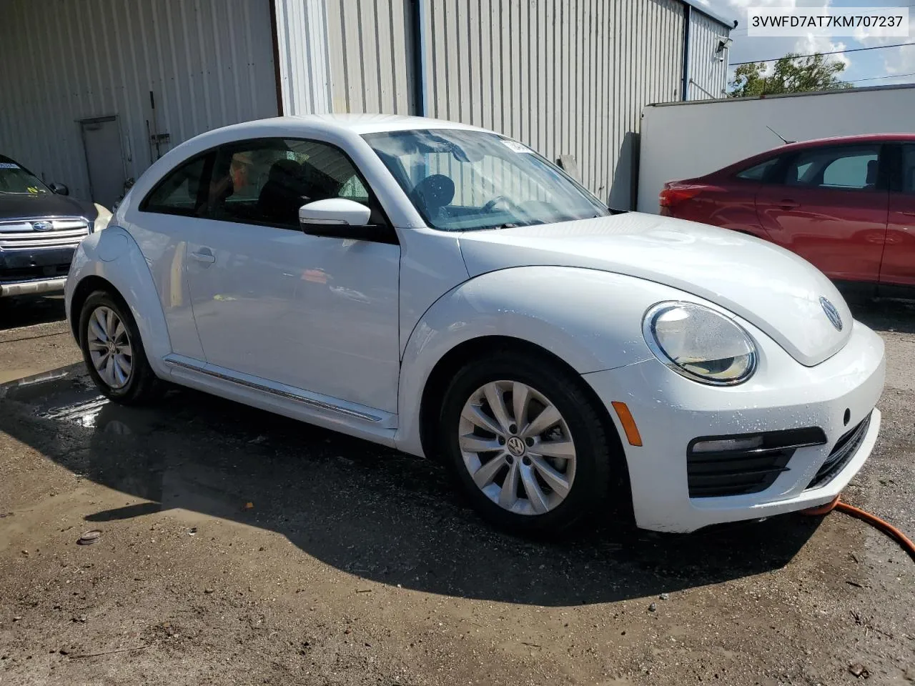 2019 Volkswagen Beetle S VIN: 3VWFD7AT7KM707237 Lot: 73849404