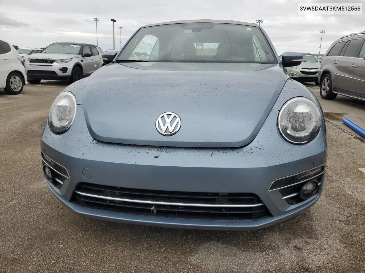 2019 Volkswagen Beetle S VIN: 3VW5DAAT3KM512566 Lot: 74185204