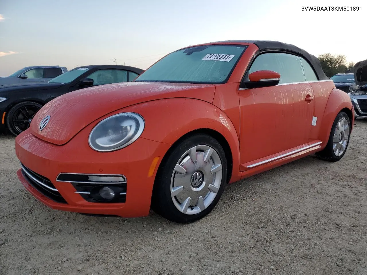 2019 Volkswagen Beetle S VIN: 3VW5DAAT3KM501891 Lot: 74193904