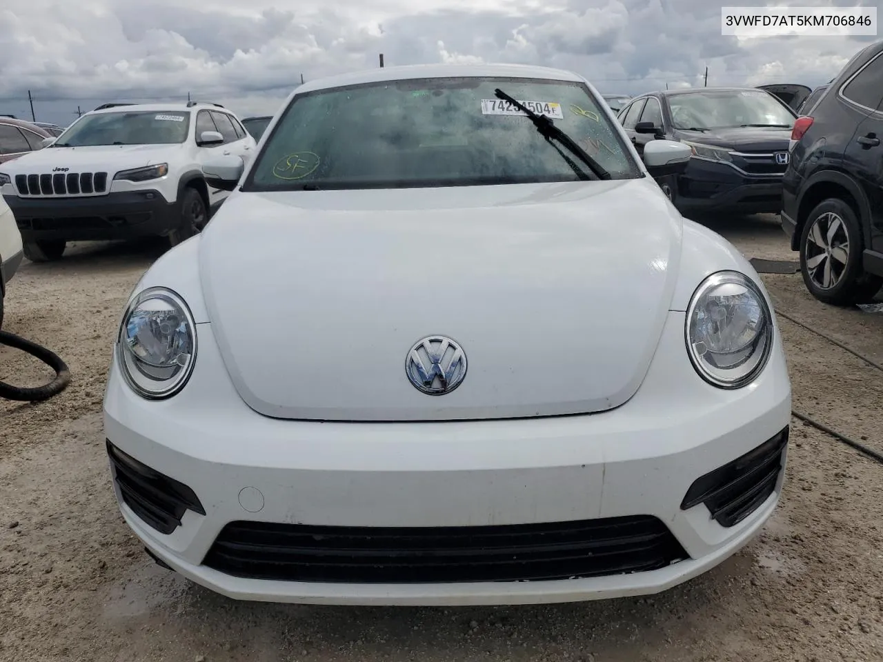 2019 Volkswagen Beetle S VIN: 3VWFD7AT5KM706846 Lot: 74254504