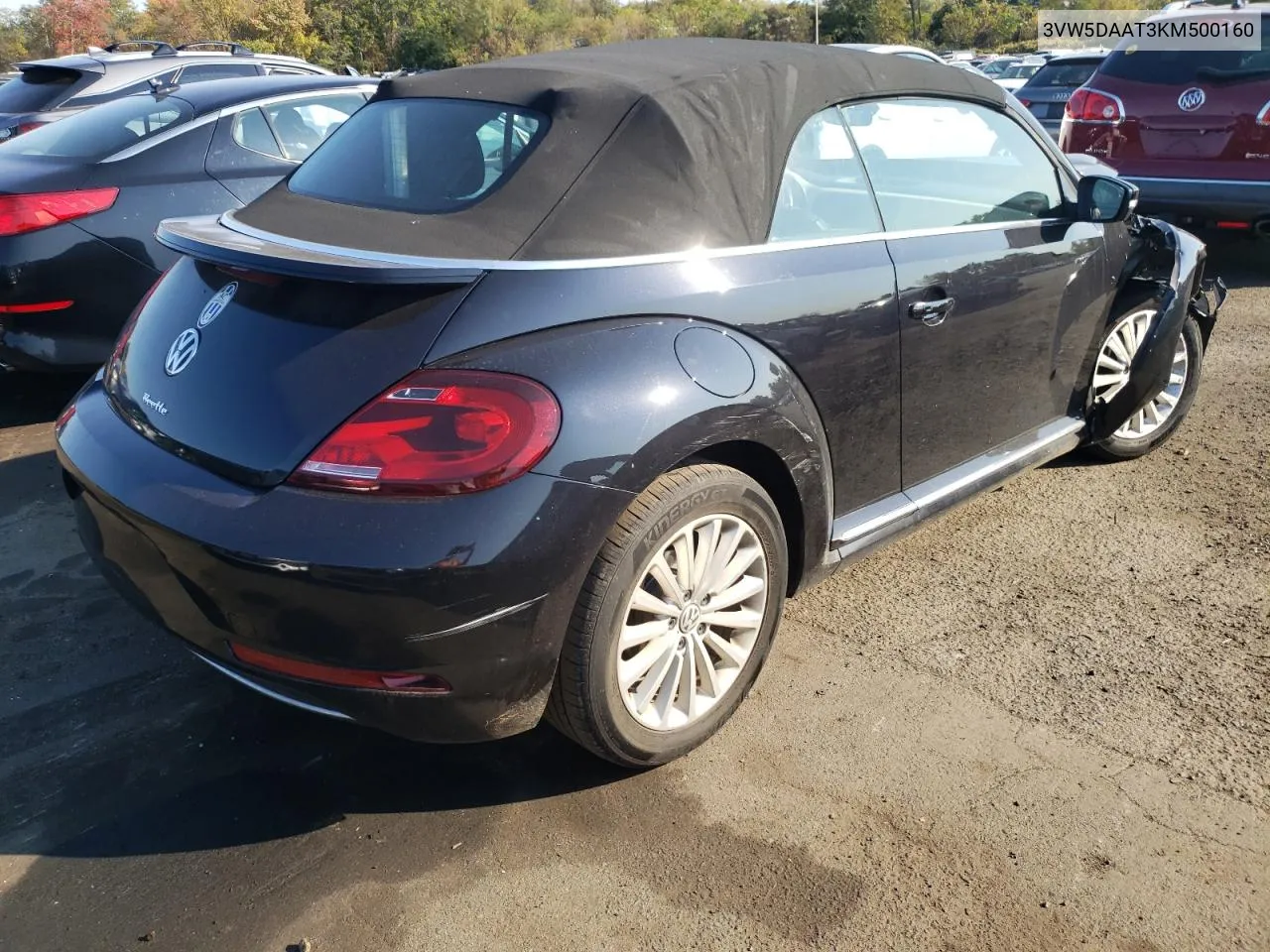 2019 Volkswagen Beetle S VIN: 3VW5DAAT3KM500160 Lot: 74517574