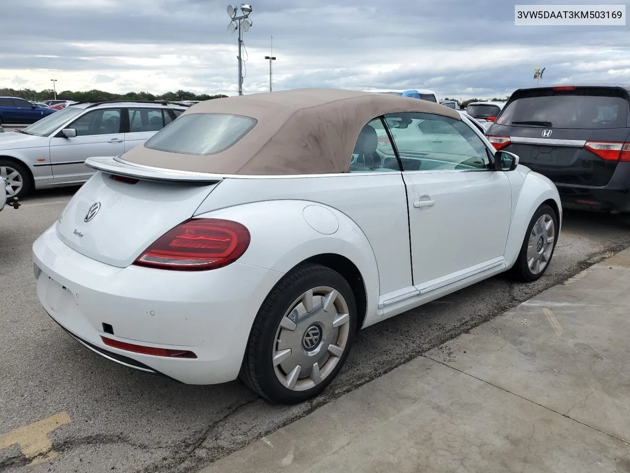 3VW5DAAT3KM503169 2019 Volkswagen Beetle S