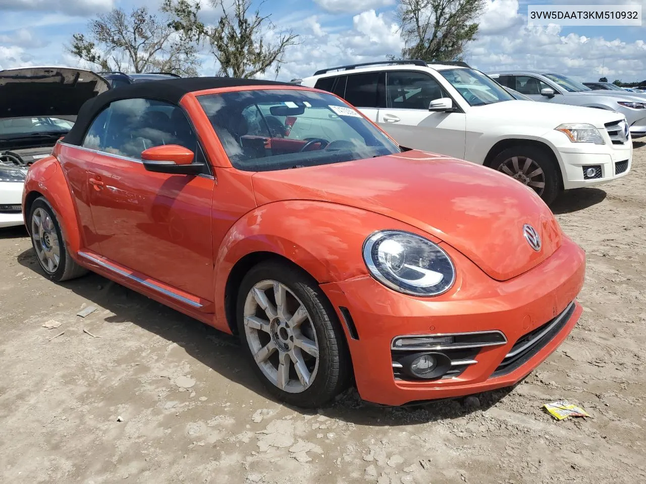 2019 Volkswagen Beetle S VIN: 3VW5DAAT3KM510932 Lot: 74703594