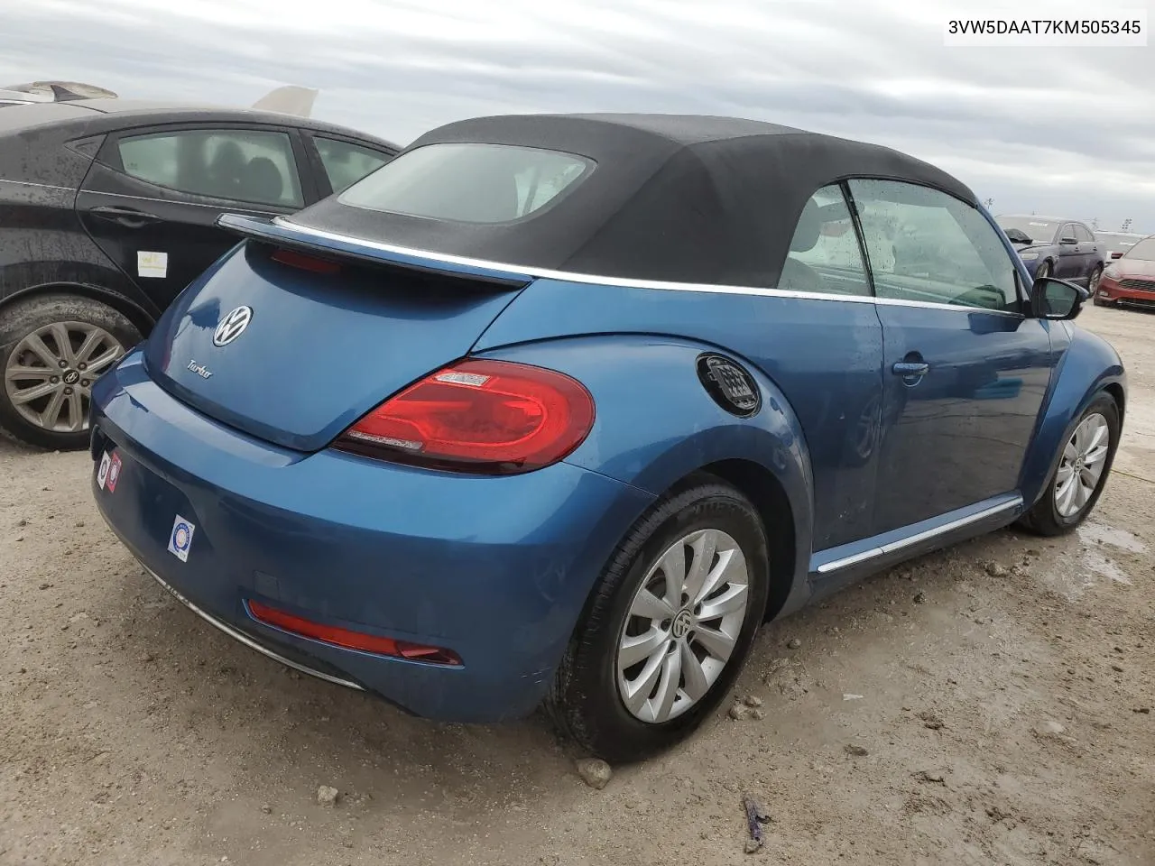 2019 Volkswagen Beetle S VIN: 3VW5DAAT7KM505345 Lot: 75089304