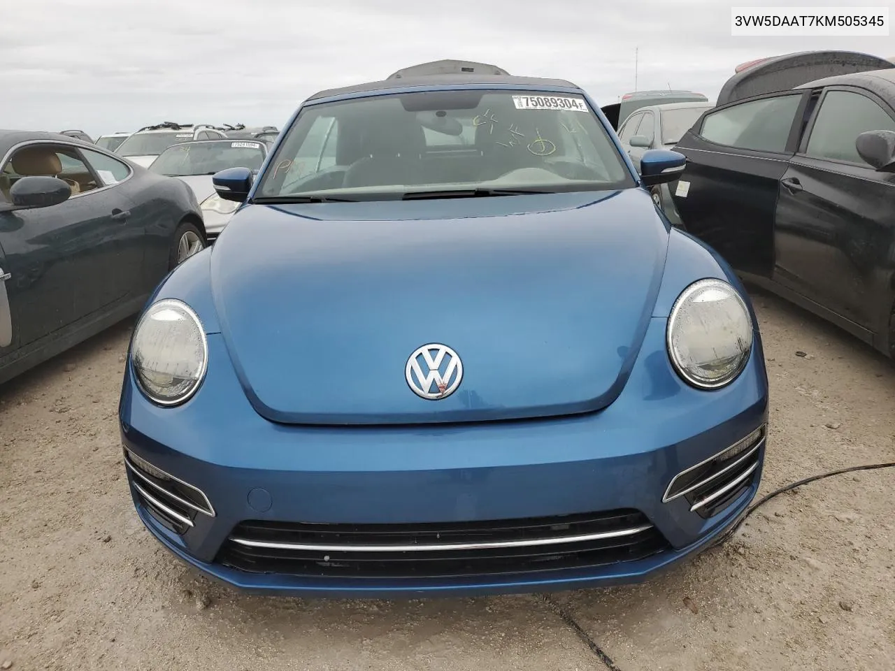 2019 Volkswagen Beetle S VIN: 3VW5DAAT7KM505345 Lot: 75089304