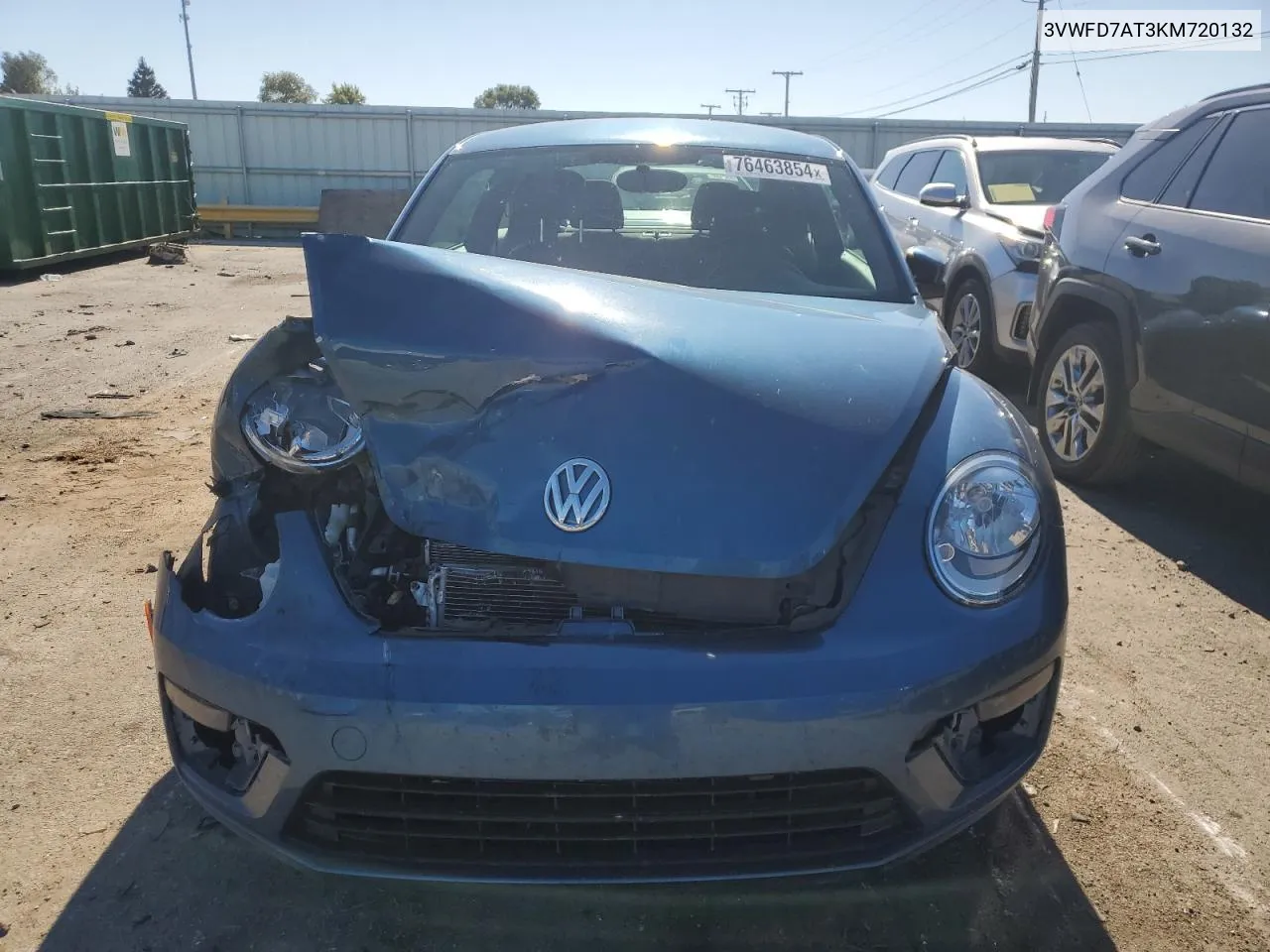 2019 Volkswagen Beetle S VIN: 3VWFD7AT3KM720132 Lot: 76463854