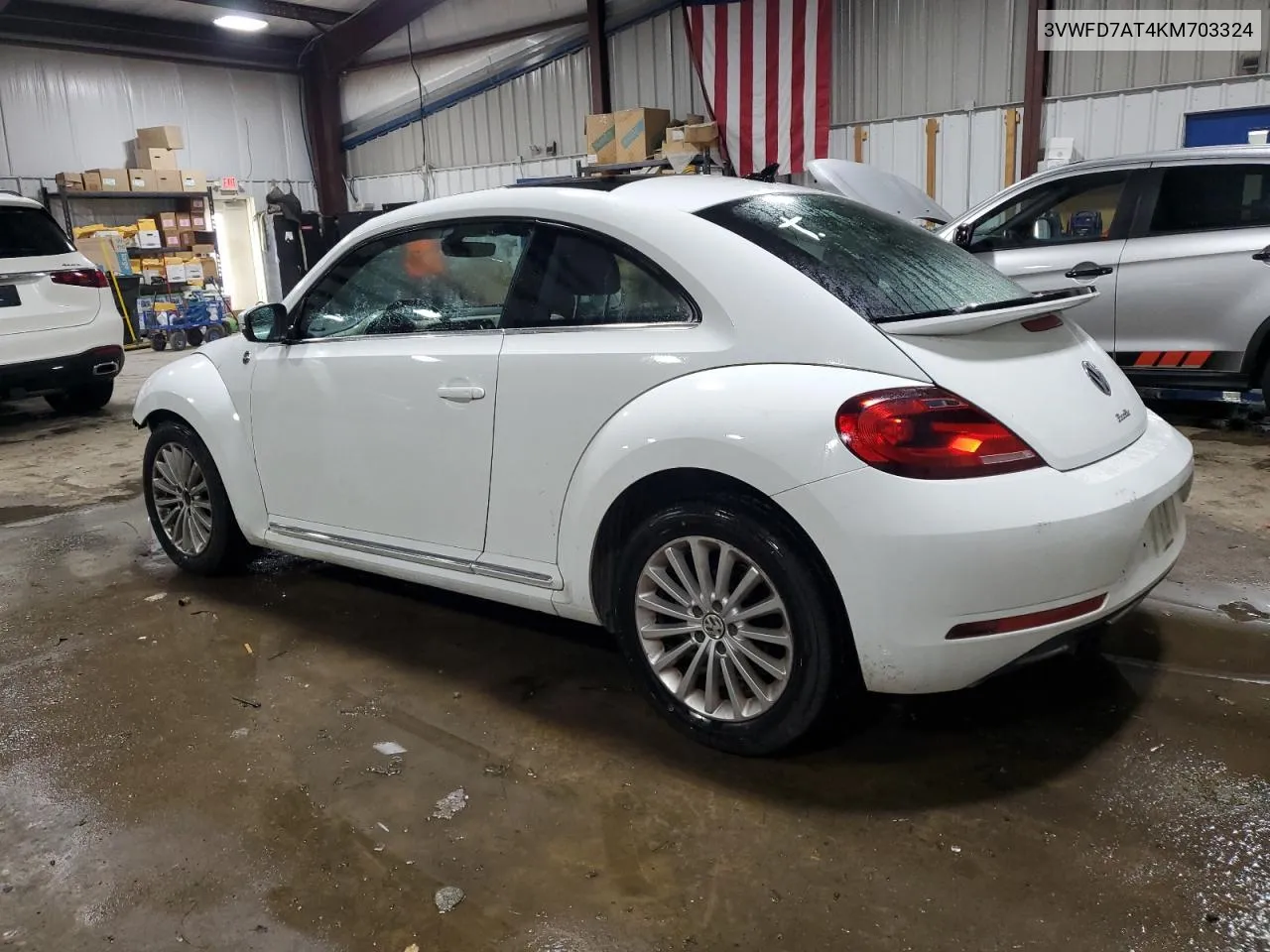 2019 Volkswagen Beetle S VIN: 3VWFD7AT4KM703324 Lot: 77000024