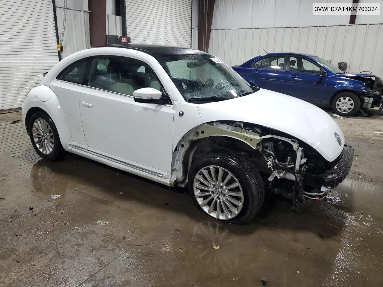 2019 Volkswagen Beetle S VIN: 3VWFD7AT4KM703324 Lot: 77000024