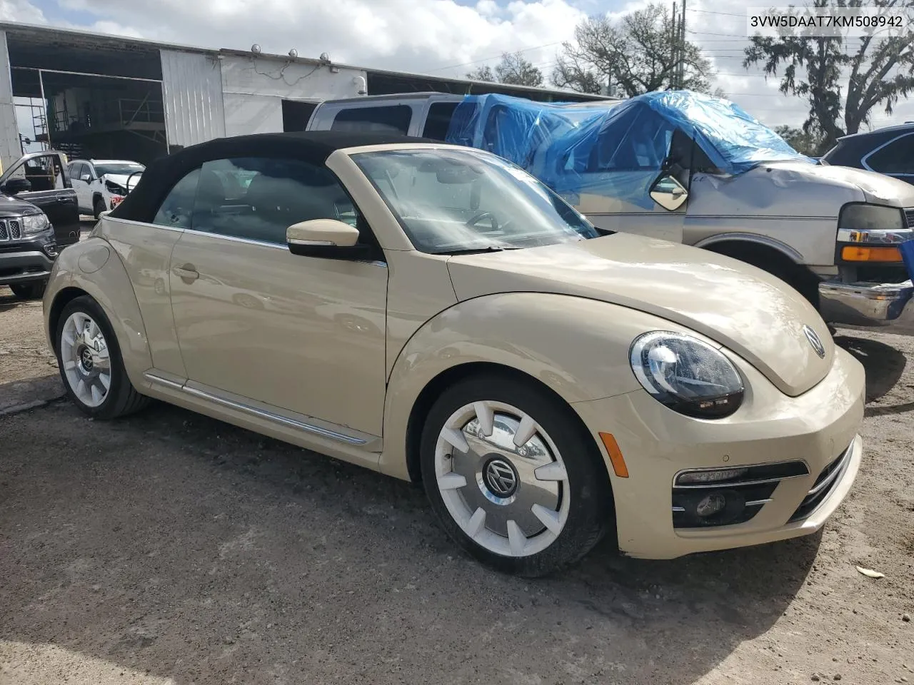 2019 Volkswagen Beetle S VIN: 3VW5DAAT7KM508942 Lot: 77936444