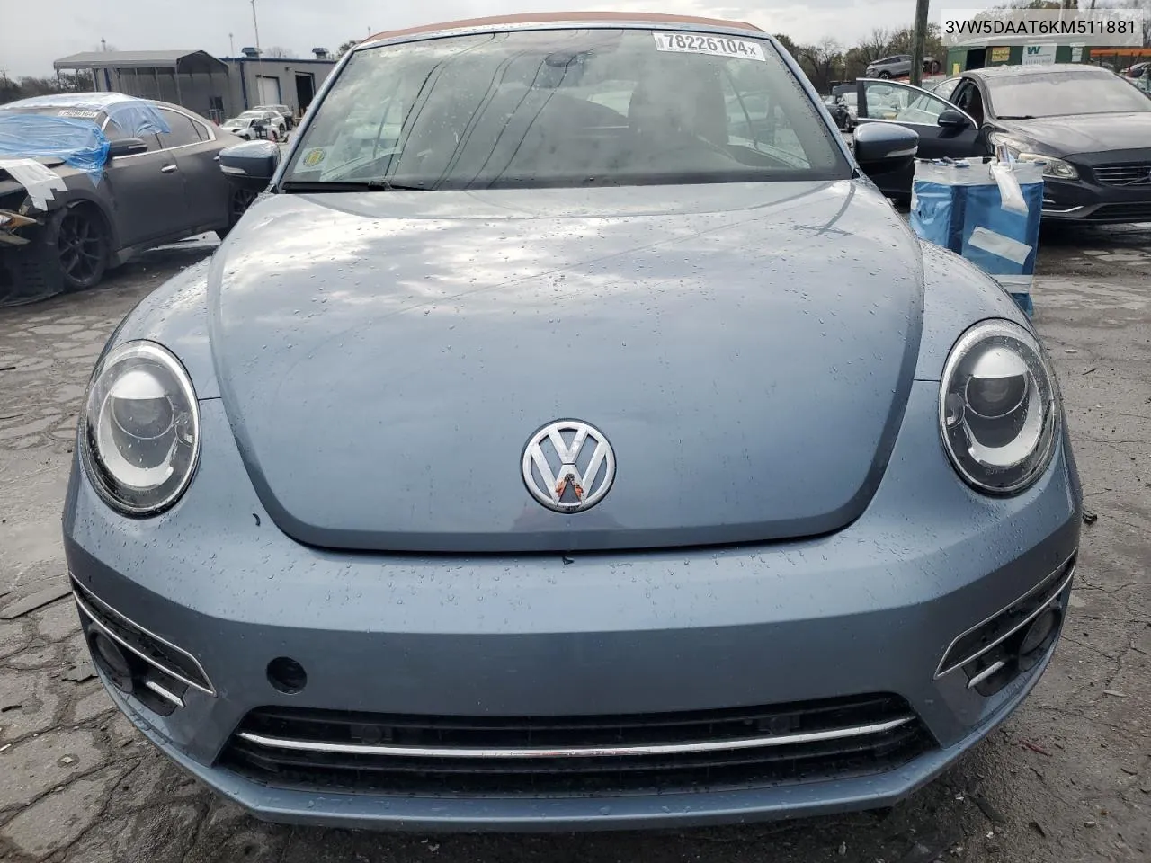 2019 Volkswagen Beetle S VIN: 3VW5DAAT6KM511881 Lot: 78226104