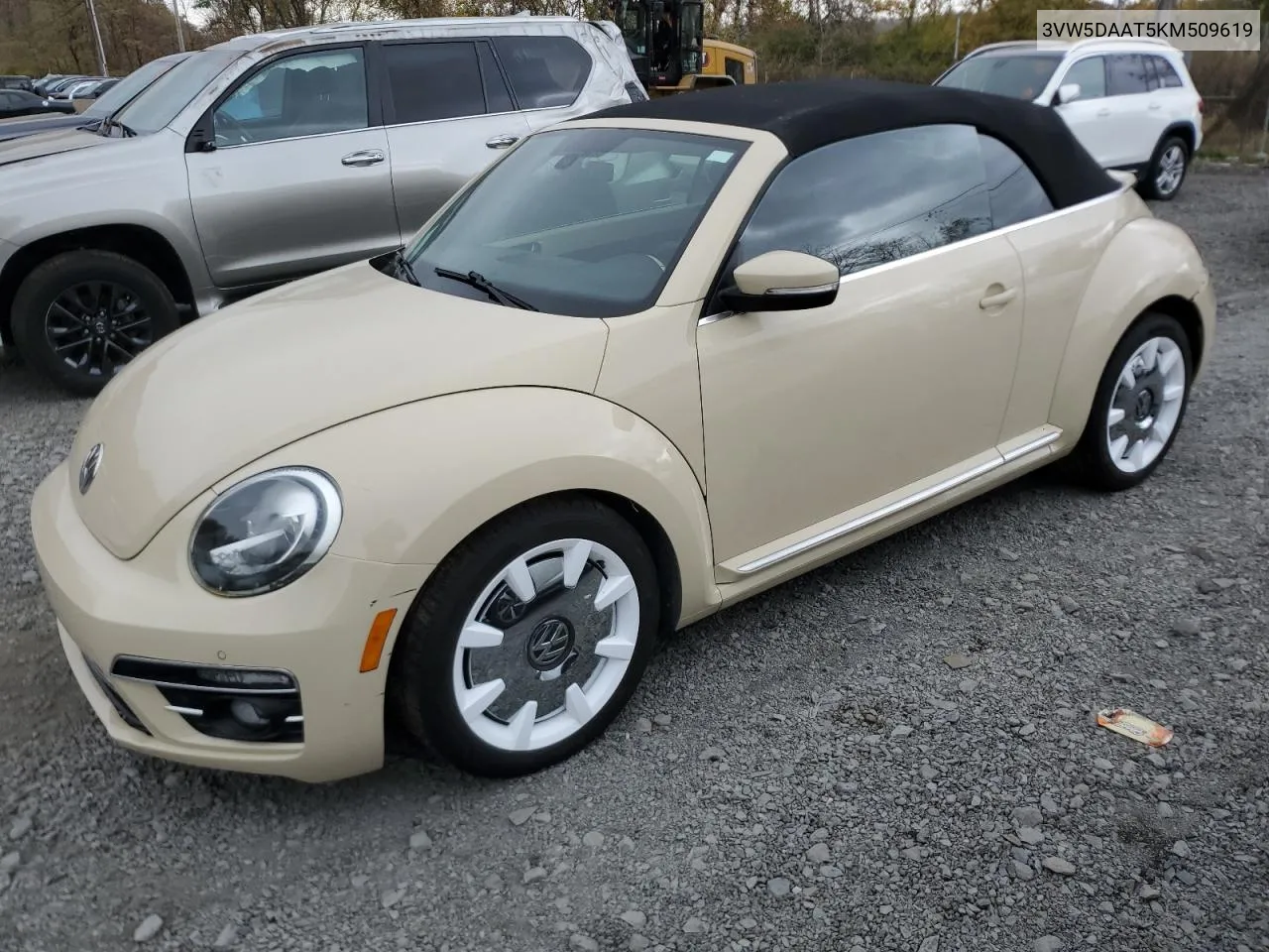 2019 Volkswagen Beetle S VIN: 3VW5DAAT5KM509619 Lot: 78623224