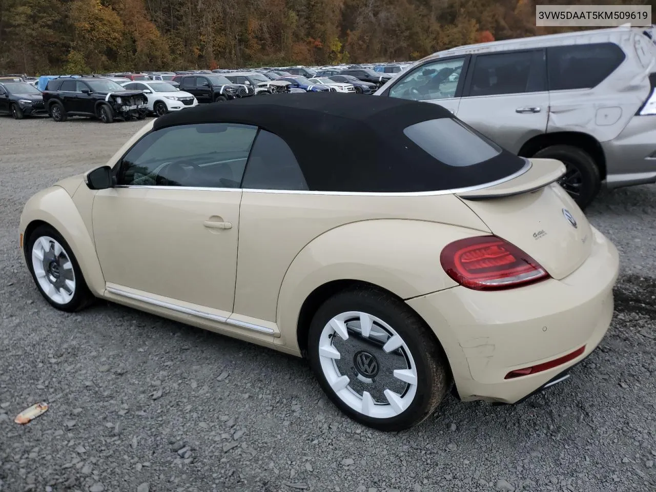 2019 Volkswagen Beetle S VIN: 3VW5DAAT5KM509619 Lot: 78623224