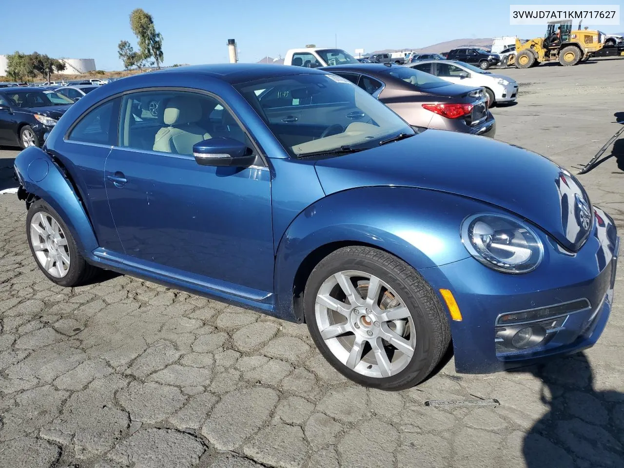 2019 Volkswagen Beetle Se VIN: 3VWJD7AT1KM717627 Lot: 78707354