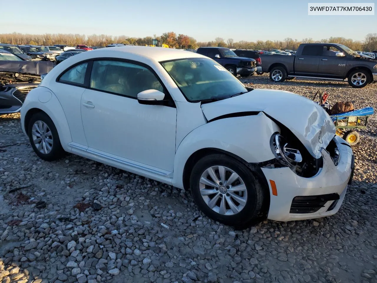 2019 Volkswagen Beetle S VIN: 3VWFD7AT7KM706430 Lot: 79494194