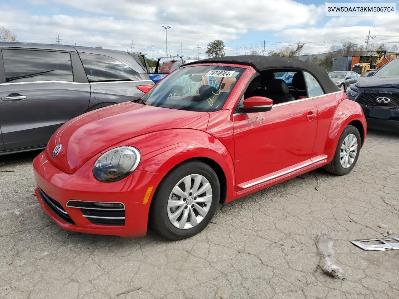 2019 Volkswagen Beetle S VIN: 3VW5DAAT3KM506704 Lot: 79780004