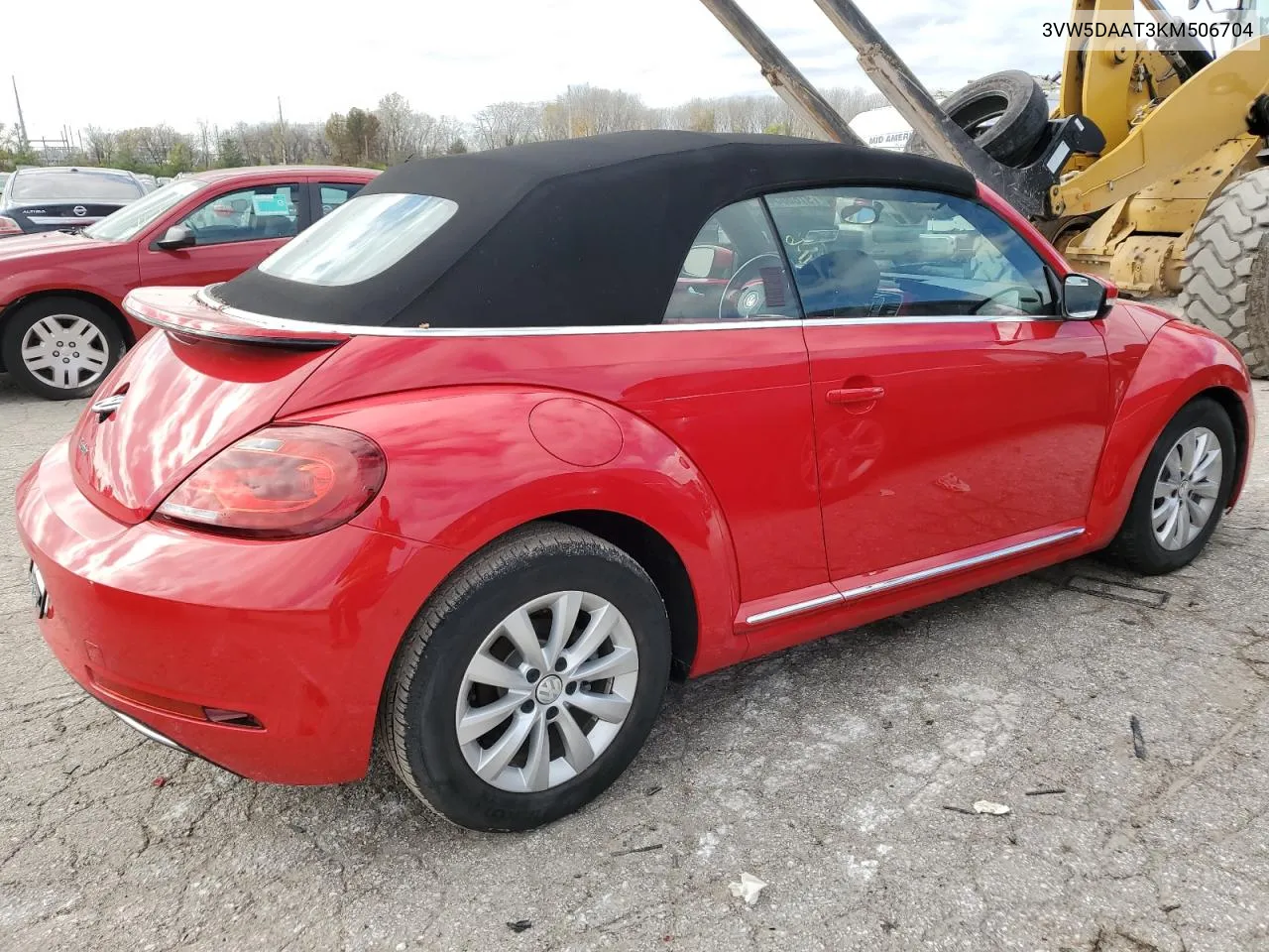 2019 Volkswagen Beetle S VIN: 3VW5DAAT3KM506704 Lot: 79780004