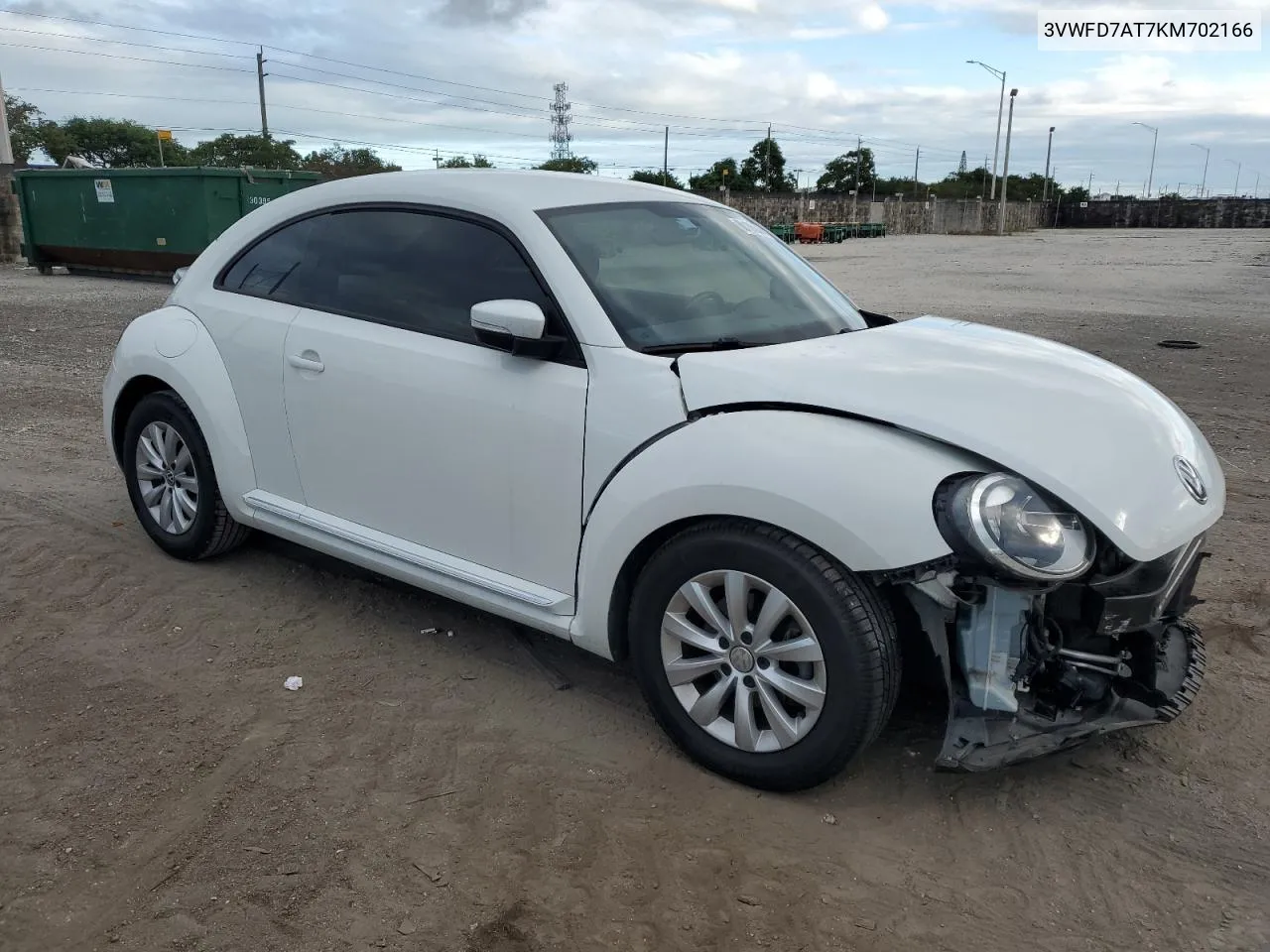 2019 Volkswagen Beetle S VIN: 3VWFD7AT7KM702166 Lot: 80186684