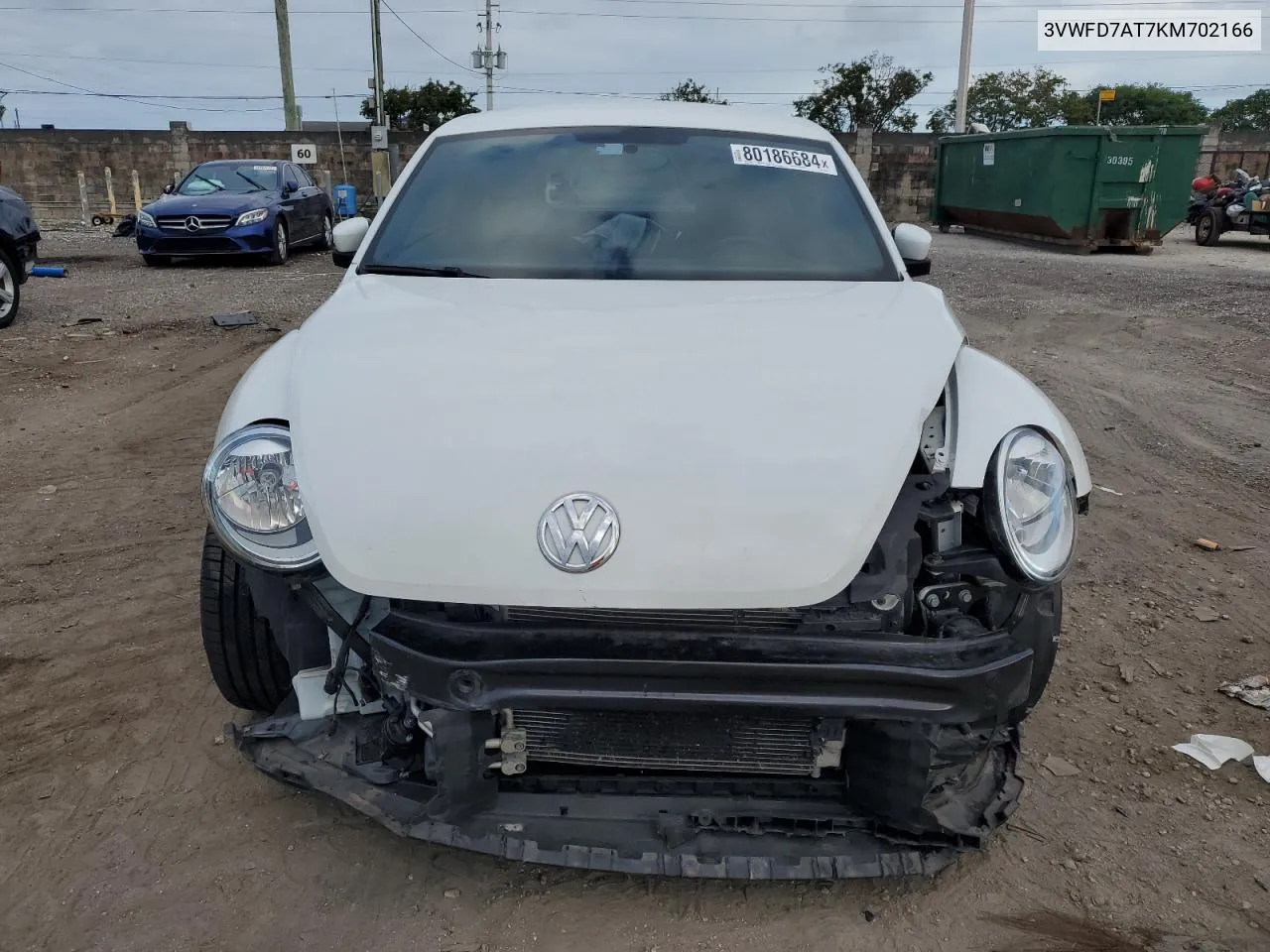 2019 Volkswagen Beetle S VIN: 3VWFD7AT7KM702166 Lot: 80186684