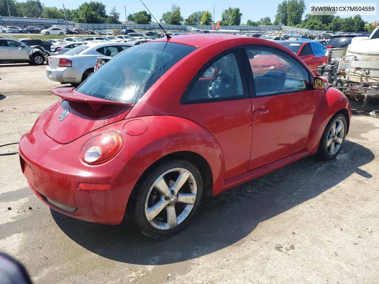 2007 Volkswagen New Beetle 2.5L Option Package 2 VIN: 3VWSW31CX7M504559 Lot: 58731834