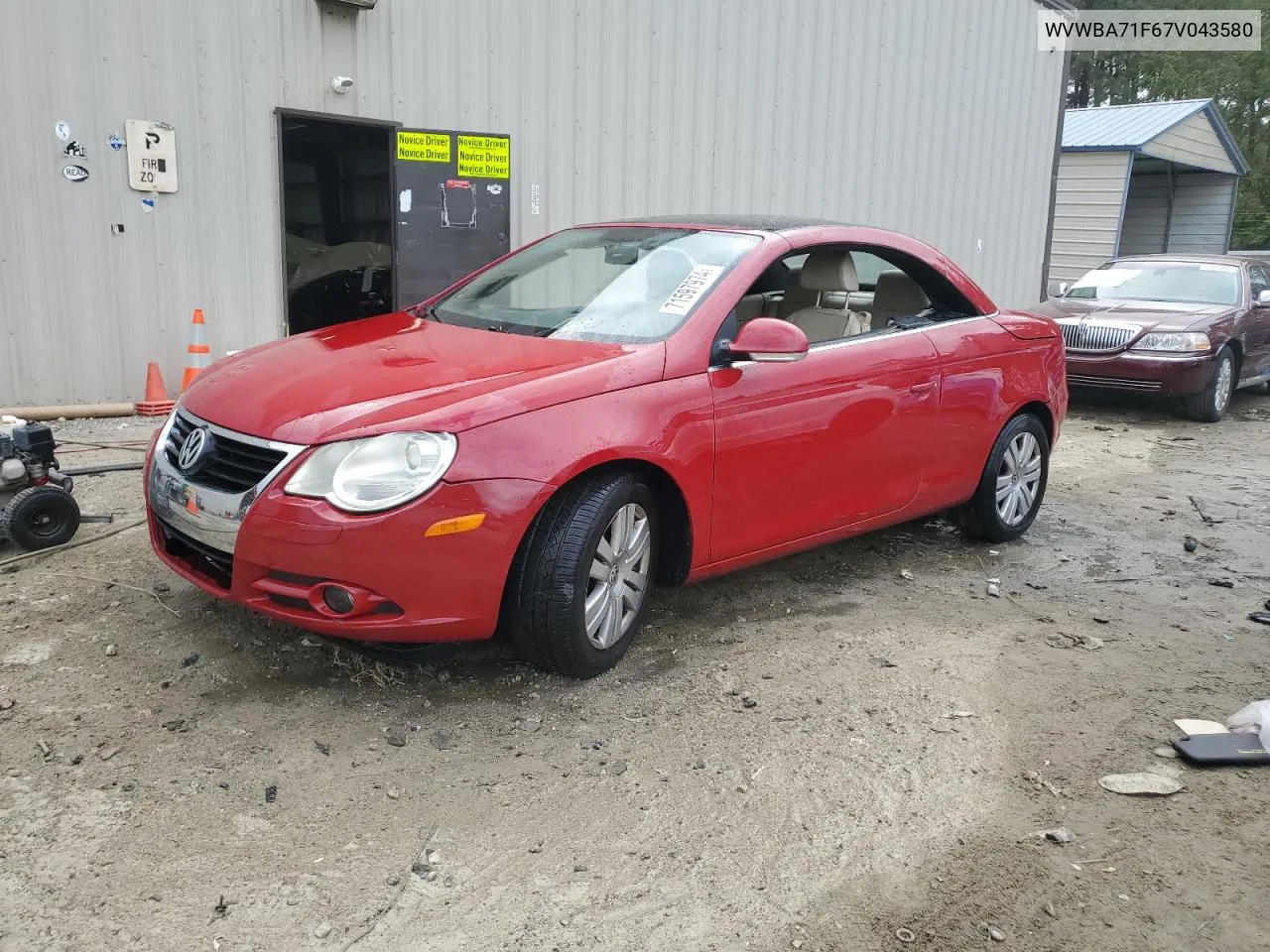 2007 Volkswagen Eos 2.0T VIN: WVWBA71F67V043580 Lot: 71597974