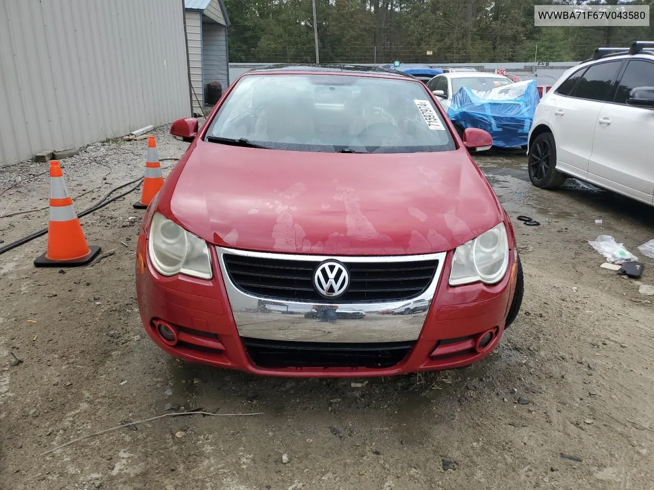 WVWBA71F67V043580 2007 Volkswagen Eos 2.0T