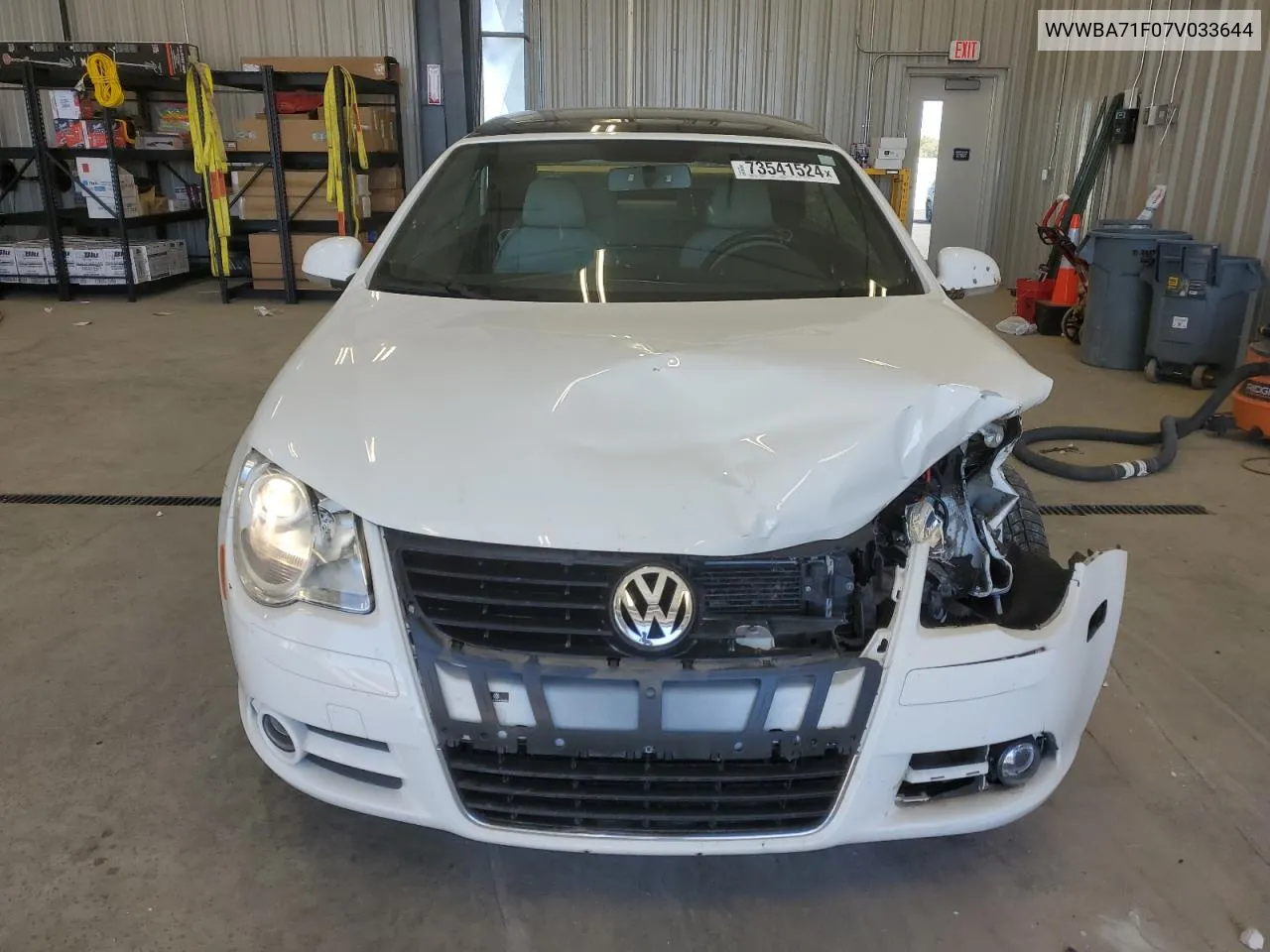 2007 Volkswagen Eos 2.0T VIN: WVWBA71F07V033644 Lot: 73541524