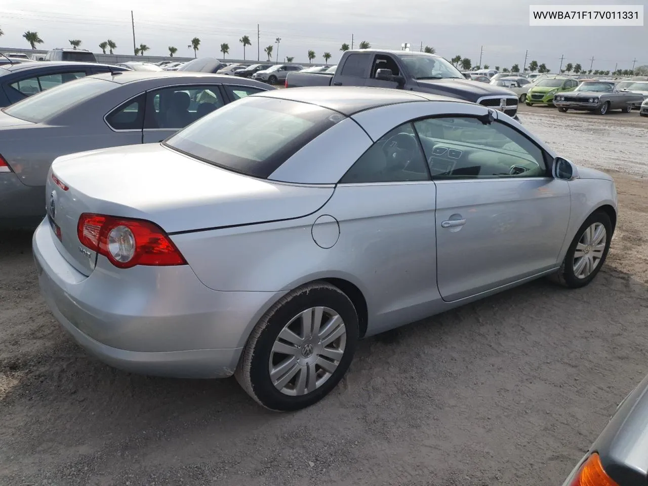 2007 Volkswagen Eos 2.0T VIN: WVWBA71F17V011331 Lot: 74381224