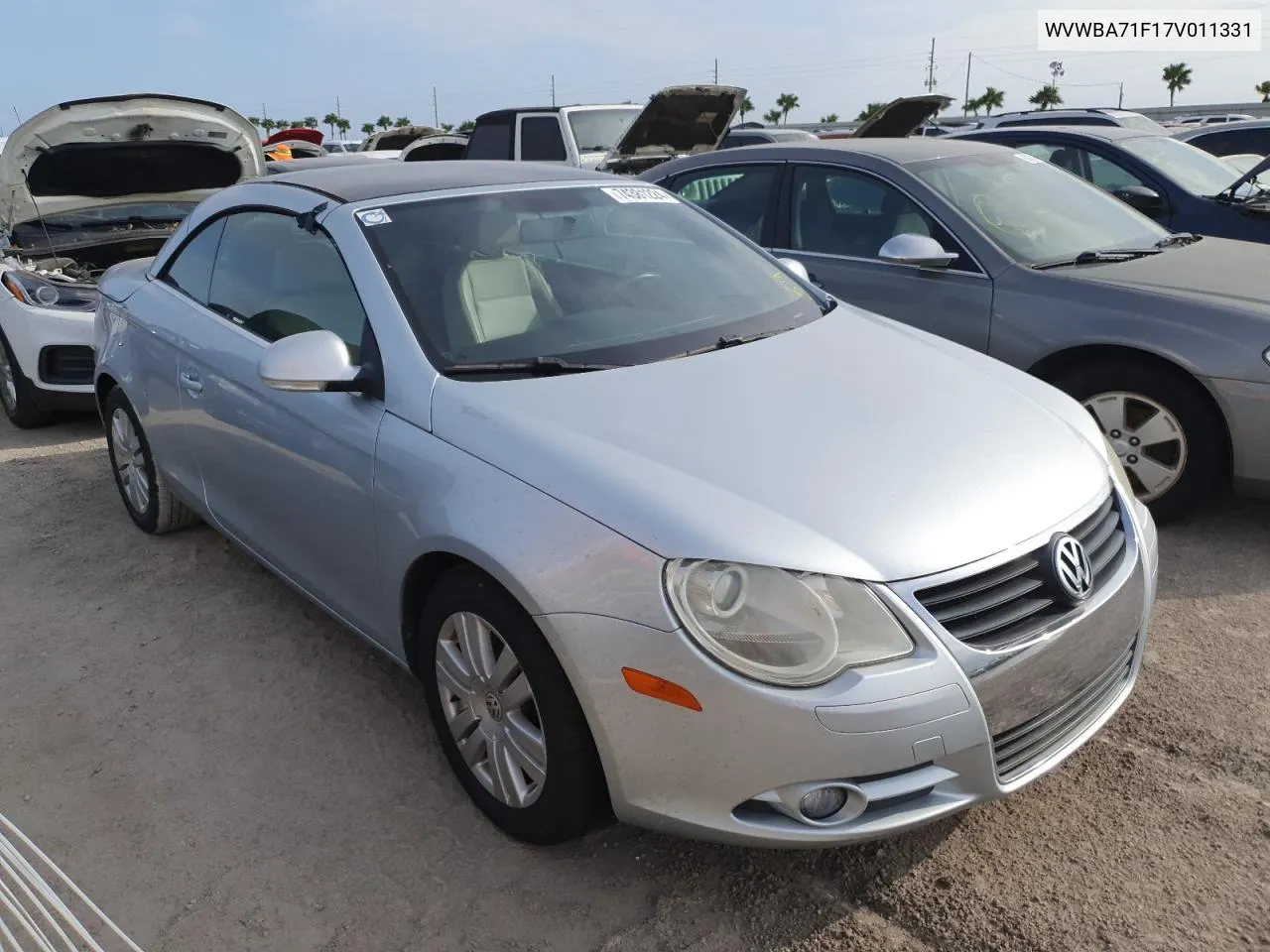 2007 Volkswagen Eos 2.0T VIN: WVWBA71F17V011331 Lot: 74381224